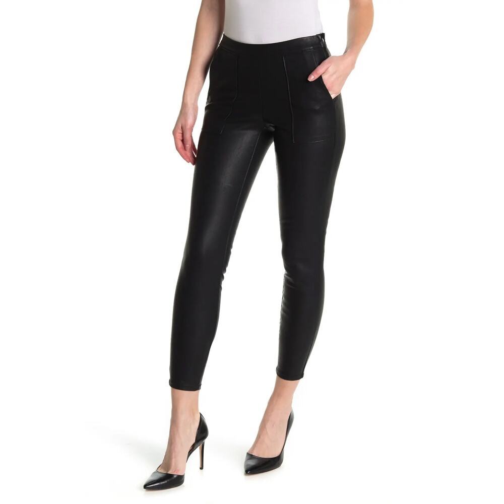 BLANK NYC the Bond Vegan Leather Skinny Pants Size 24
